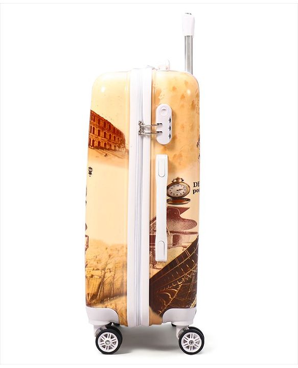Pine Kids Trolley Luggage Bags Brown - 22 inch