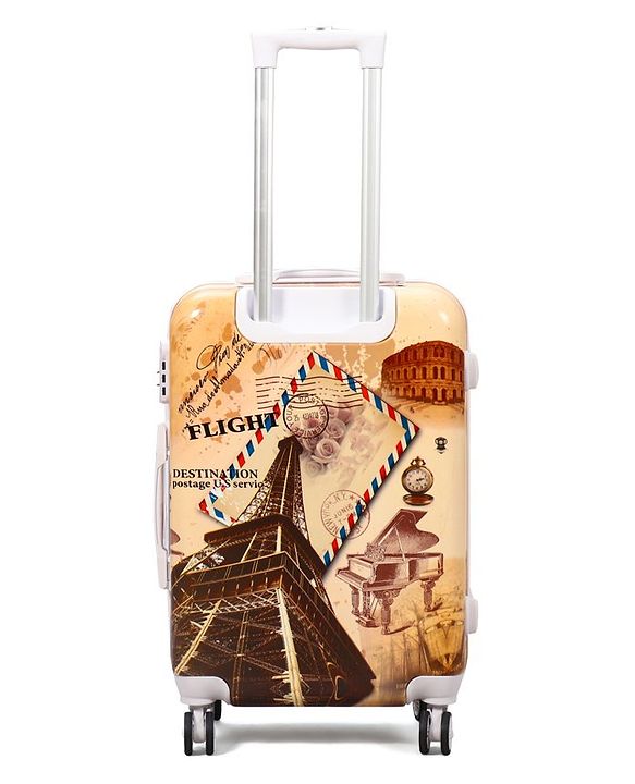 Pine Kids Trolley Luggage Bags Brown - 22 inch