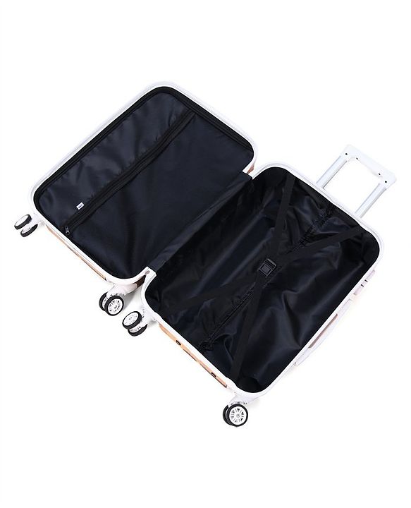 Pine Kids Trolley Luggage Bags Brown - 22 inch