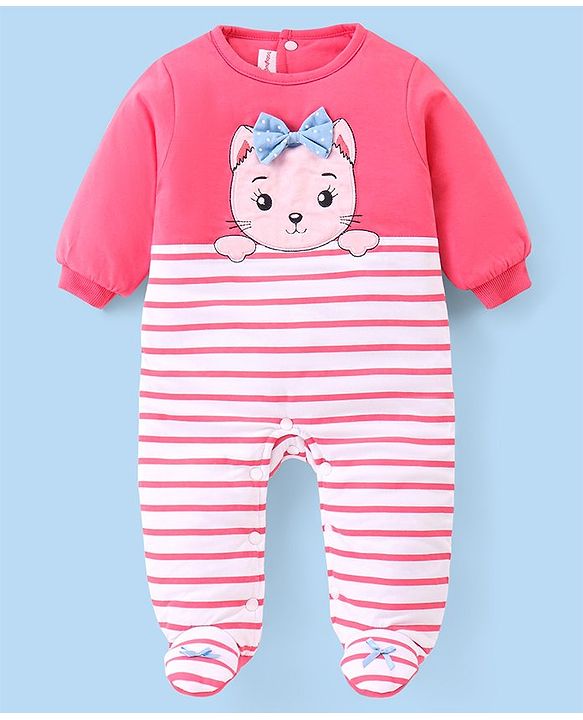 Babyhug Female Winter Wear Onesies & Romper PINK 3-6m