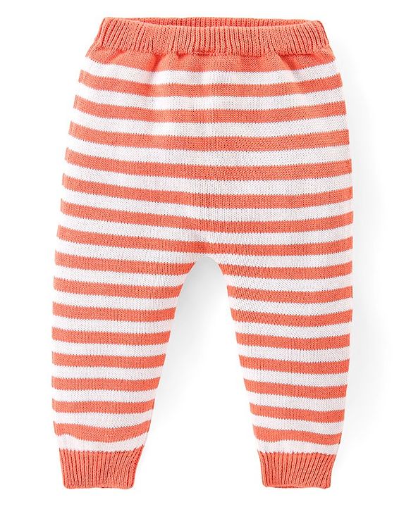 Babyhug Knit Full Sleeves Sweater Set with Cap Fox Design - Orange