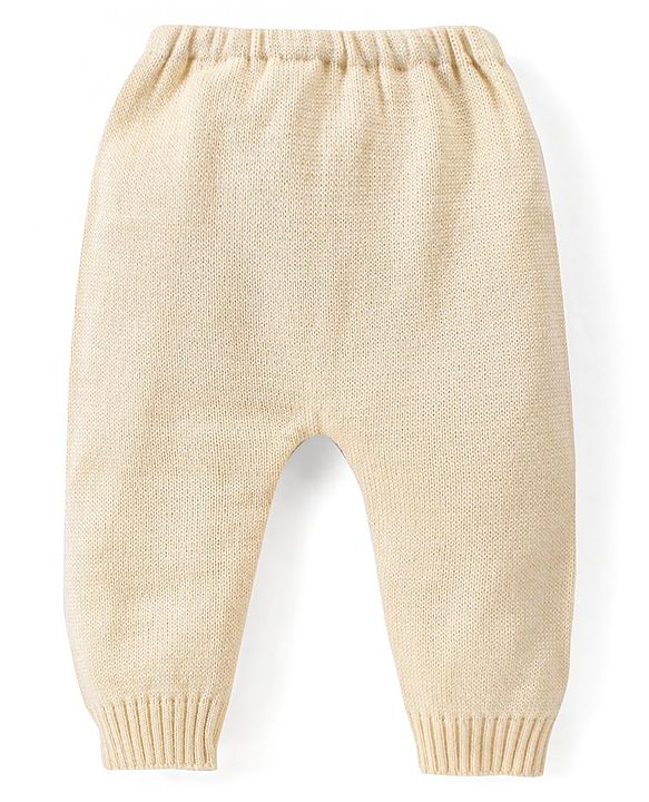 Babyhug Knitted Full Sleeves Pullover Sweater Set with Intarsia Design - Multicolour