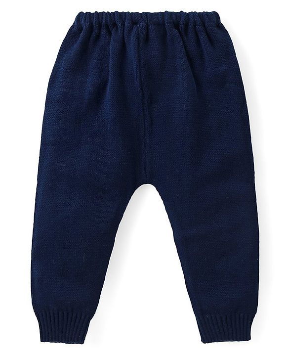 Babyhug Knit Full Sleeves Sweater & Pant Set Stripe Design -Multicolour
