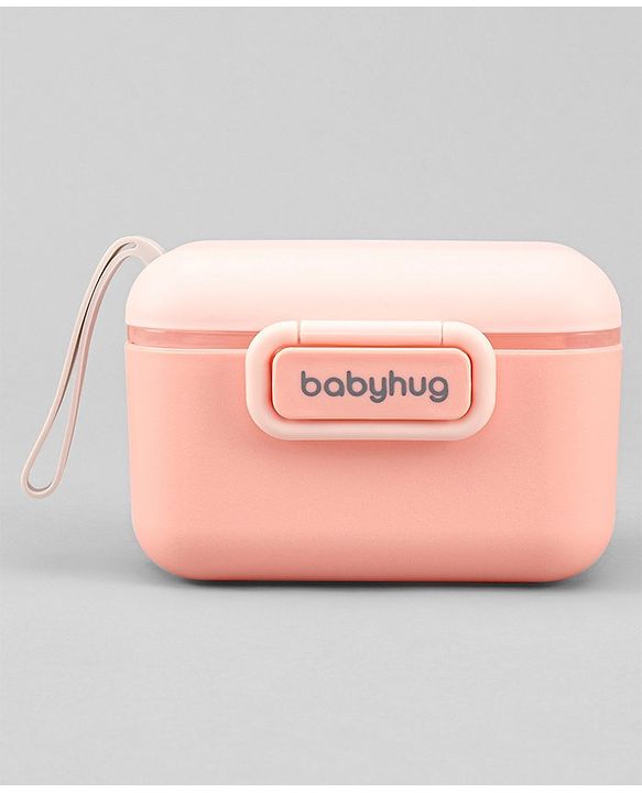 Babyhug Milk Powder Container With Spoon - Pink