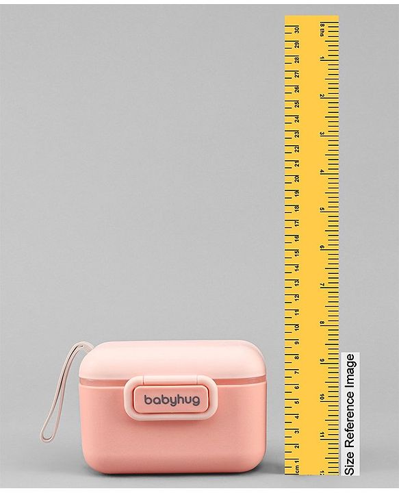 Babyhug Milk Powder Container With Spoon - Pink