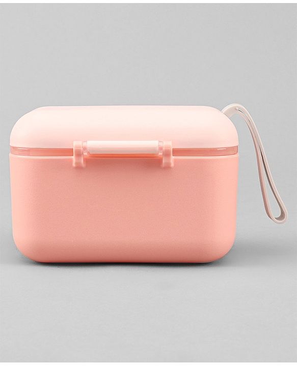Babyhug Milk Powder Container With Spoon - Pink