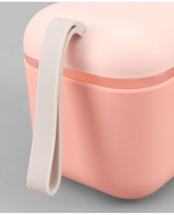 Babyhug Milk Powder Container With Spoon - Pink