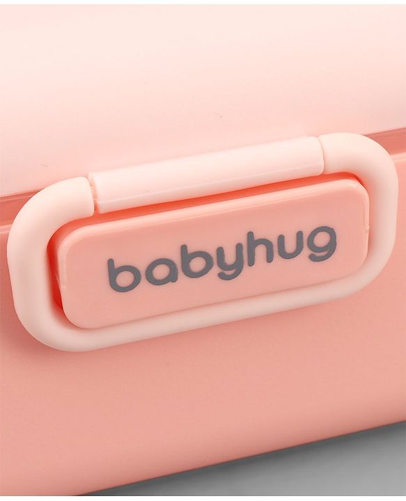 Babyhug Milk Powder Container With Spoon - Pink