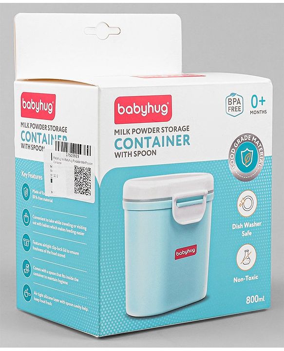 Babyhug Portable Milk Powder Container -Mint