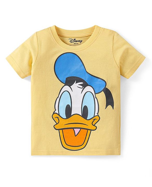 Babyhug Disney Cotton Knit Half Sleeves T-Shirts with Mickey Mouse Graphics Pack of 3 - Multicolour