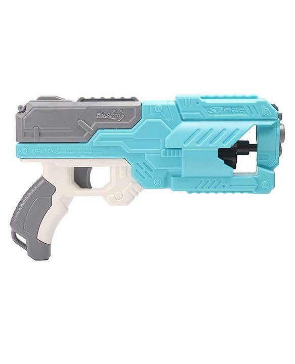Babyhug Dart Gun With 6 Rotating Drum & 10 Soft Bullet Darts - Blue