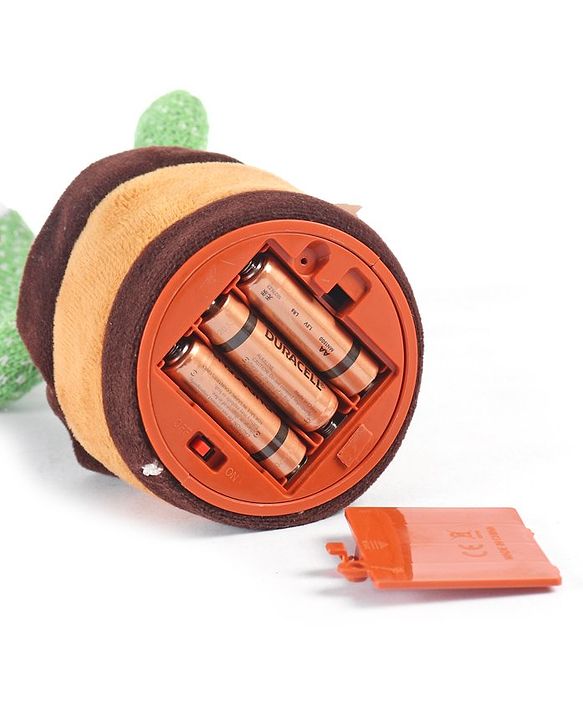 Babyhug Dancing Cactus Talking Toy  Green | Dancing cactus entertainer that reacts to touch | Develops Motor Skills, Vision, Hearing & Sensory Response | BIS Certified