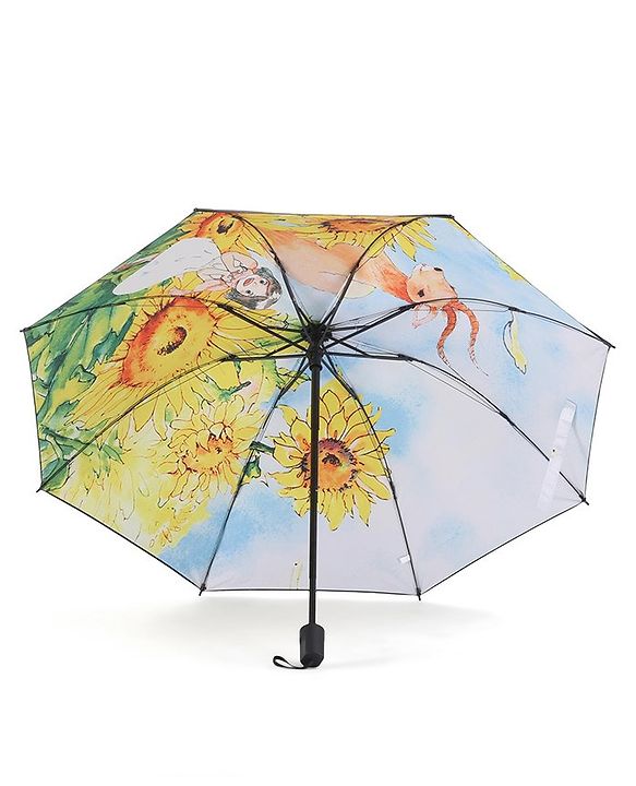 Pine Kids  Umbrella With Flower Design - Multicolor