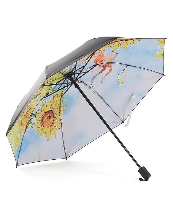 Pine Kids  Umbrella With Flower Design - Multicolor