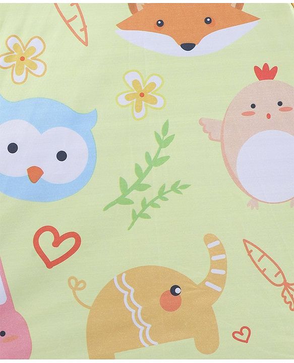 Babyhug Umbrella With Animal Print - Multicolor