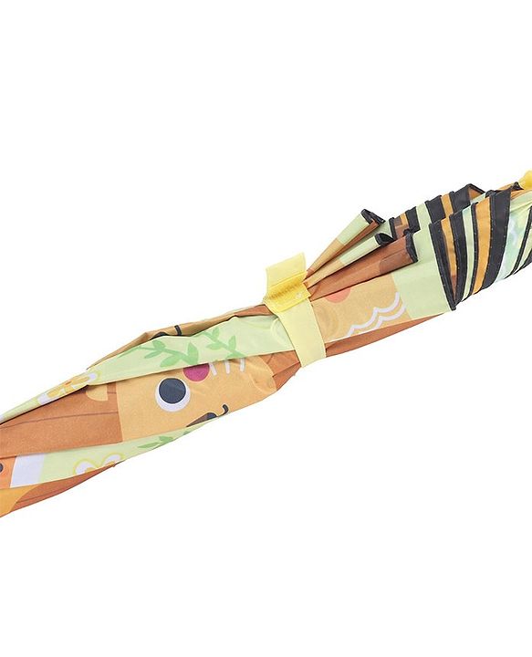 Babyhug Umbrella With Animal Print - Multicolor