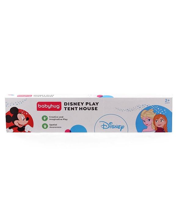Babyhug Disney Mickey Mouse & Friends Play Tent House - Multicolor | Encourages team play, Adventure and fun | Helps develop social skills, creativity and imagination | Easy-to-Set up | BIS Certified