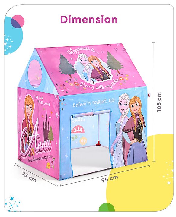 Babyhug Disney Mickey Mouse & Friends Play Tent House - Multicolor | Encourages team play, Adventure and fun | Helps develop social skills, creativity and imagination | Easy-to-Set up | BIS Certified