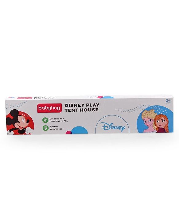 Babyhug Disney Mickey Mouse & Friends Play Tent House - Multicolor | Encourages team play, Adventure and fun | Helps develop social skills, creativity and imagination | Easy-to-Set up | BIS Certified