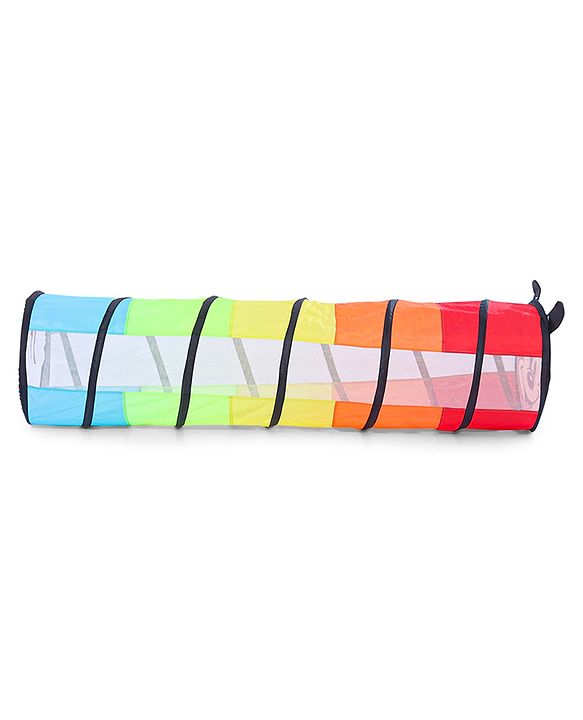 Babyhug Disney Mickey Mouse 6 Feet Long Foldable Crawling Tunnel - Red