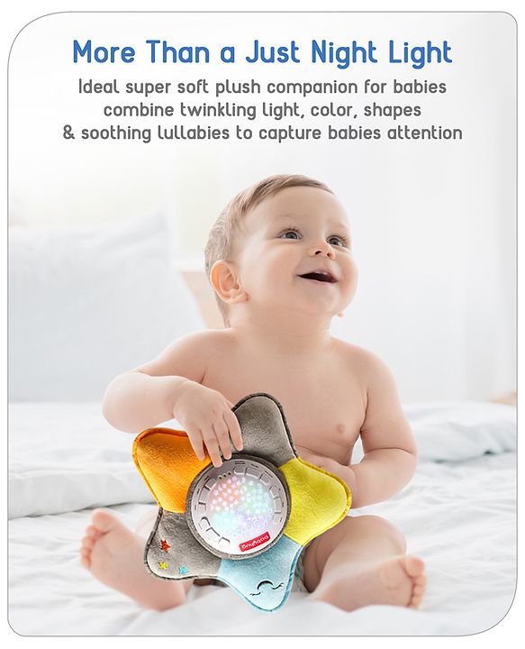 Babyhug Dreamy Light Projector - Multicolor | Soothing Starry Night Light Projector | Creates Calming Sleep Ambiance | Gentle & Safe for Babies | BIS Certified