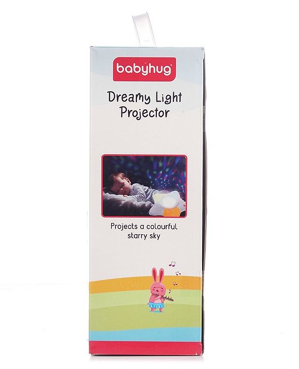 Babyhug Dreamy Light Projector - Multicolor | Soothing Starry Night Light Projector | Creates Calming Sleep Ambiance | Gentle & Safe for Babies | BIS Certified