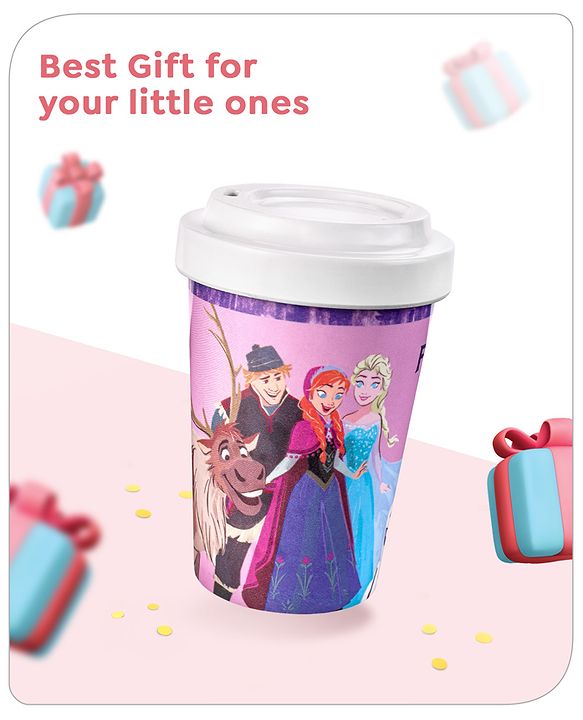 Babyhug Disney Nitro Sipper With Frozen Theme - 350 ml