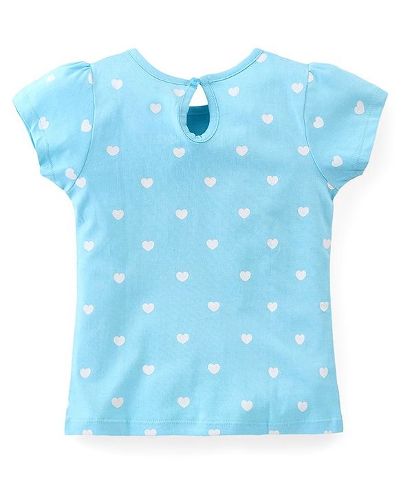 Babyhug Disney Cotton Knit Cap Sleeves Tops with Minnie Mouse Graphics Pack Of 3 - Multicolour