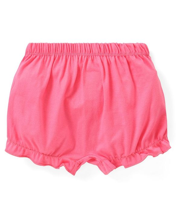 Babyhug 100% Cotton Knit Bloomers with Polka Dots & Floral Print  Pack of 3 - Multicolour