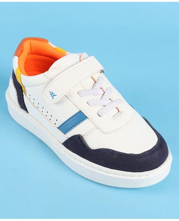 Pine Kids Velcro Closure Casual Shoes  - White
