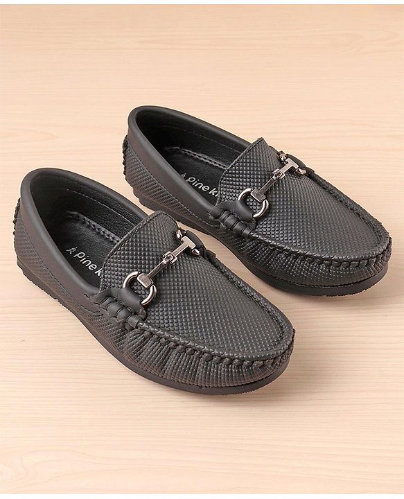 Pine Kids Slip On Formal Shoes - Brown