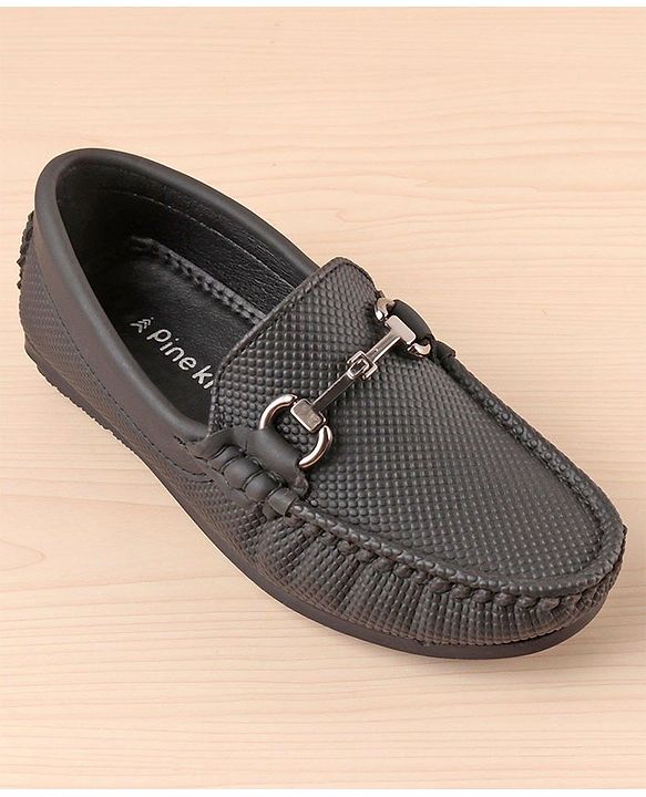 Pine Kids Slip On Formal Shoes - Brown