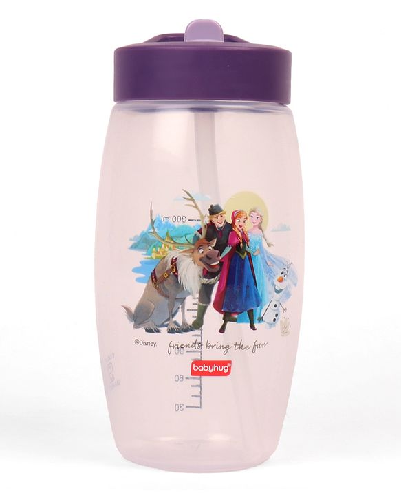 Babyhug Disney Spout Sipper with Frozen Print Purple - 300 ml