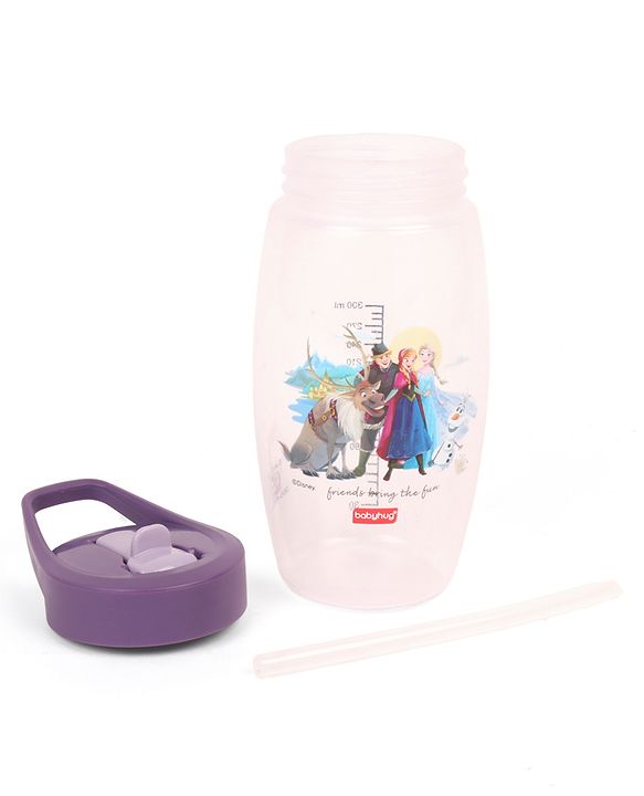 Babyhug Disney Spout Sipper with Frozen Print Purple - 300 ml