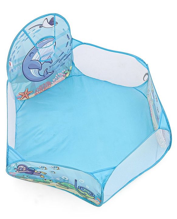 Babyhug Jump & Joy Jungle Animal Activity Ball Pool  Set With 50 Colourful Balls for Kids|Ball Pit for Kids 2+ Years |Birthday Gift for Kids|BIS Certified