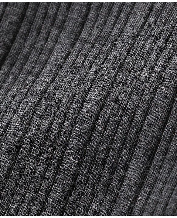 Babyhug Full Sleeves Thermal Wear Pullover Vest & Pant Set - Dark Grey