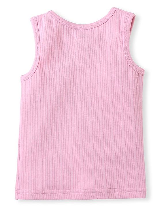Babyhug Solid Colour Full Sleeves Thermal Vest with Pullover & Pant Pack of 3 - Pink