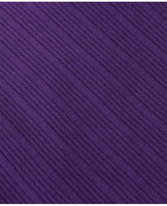 Babyhug Full Sleeves Solid Colour Thermal Vests Pack of 2 - Purple & Brown