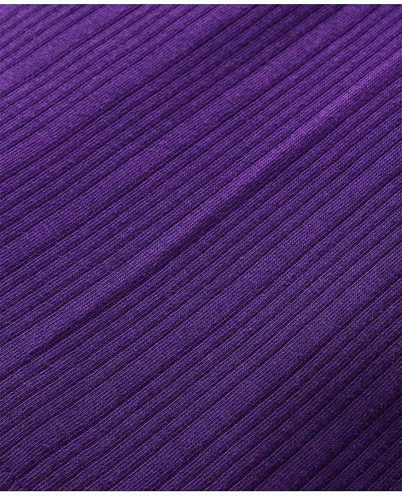 Babyhug Sleeveless Pull Over Thermal Vest - Purple