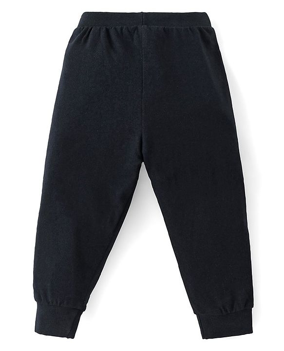 Babyhug Cotton Knit Full Length Lounge Pants with Vehicle Print Pack of 3 - Multicolour