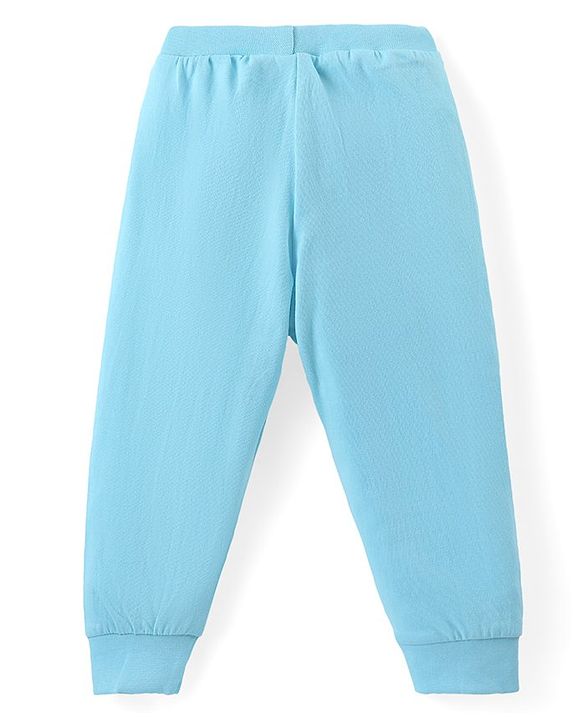Babyhug Cotton Knit Full Length Lounge Pants Solid Colour Pack of 3 - Multicolour