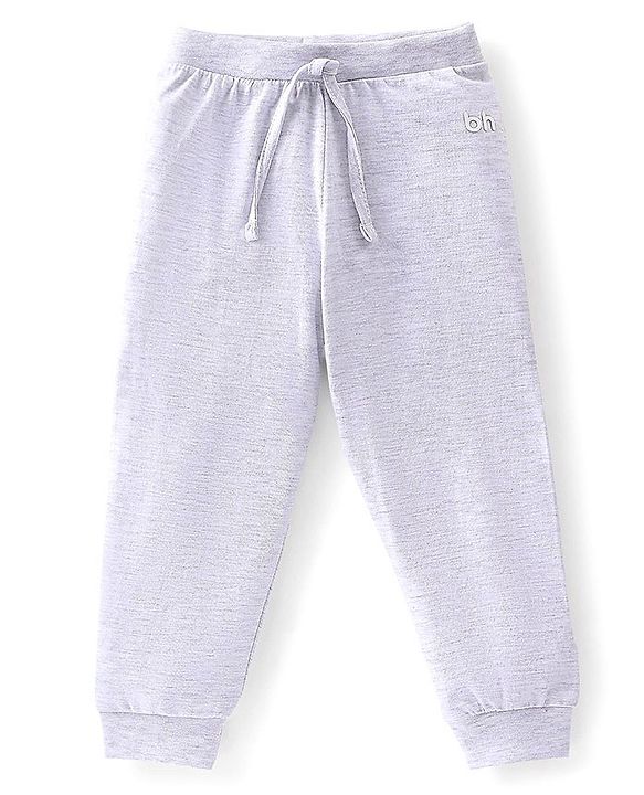 Babyhug Cotton Knit Full Length Solid Colour Lounge Pants Pack of 5 - Multicolour