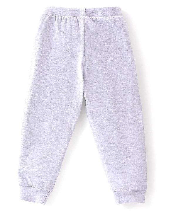 Babyhug Cotton Knit Full Length Solid Colour Lounge Pants Pack of 5 - Multicolour