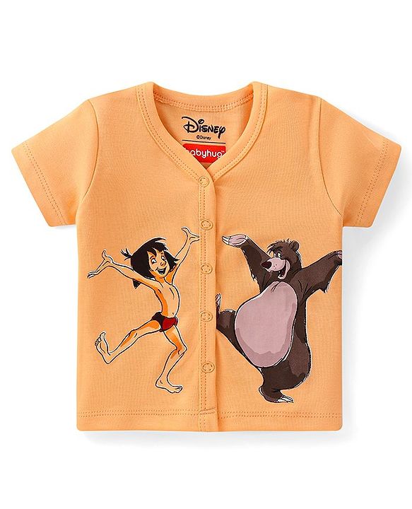 Babyhug Disney   Half Sleeves Jhabla With Jungle Book Graphics Pack of 3 - Blue Green & Orange