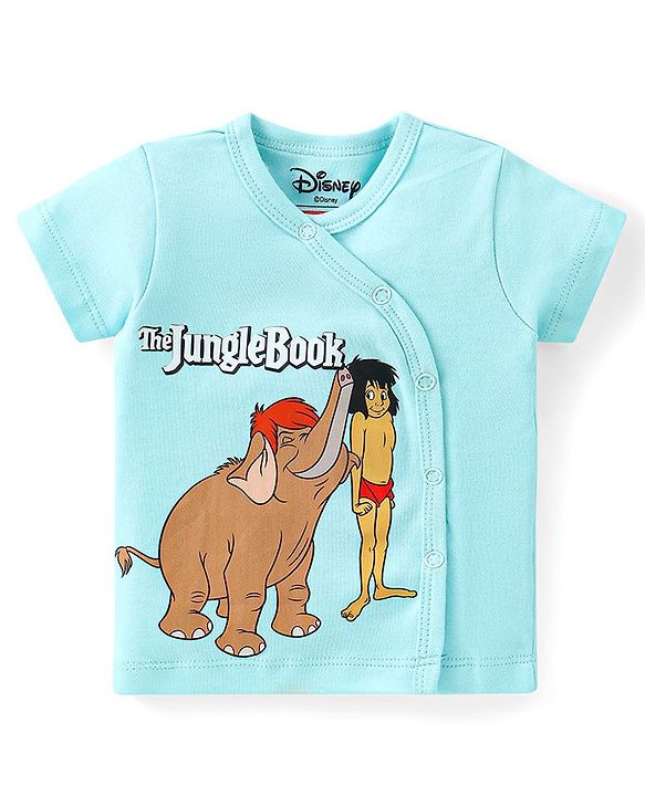 Babyhug Disney   Half Sleeves Jhabla With Jungle Book Graphics Pack of 3 - Blue Green & Orange
