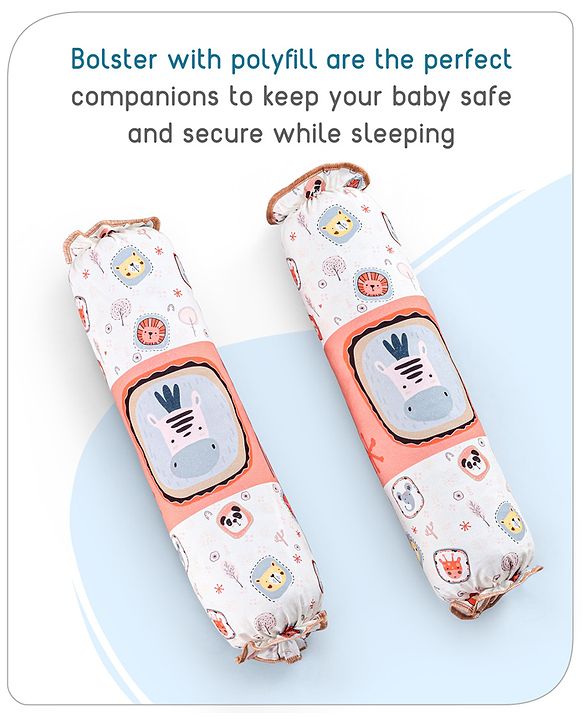 Babyhug Cotton Bedding Set Tribal Animal Print- Multicolor