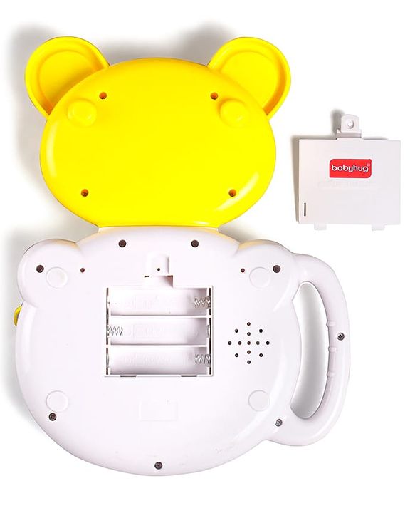 Babyhug Musical Monkey Telephone Learning Toy|Lights & Music|Role Play Phone Toy for Kids|Numbers|Shape & Color Recognition|Animal Names & Sounds|Math Quizzes|Addition & Subtraction|Red -12 Months+