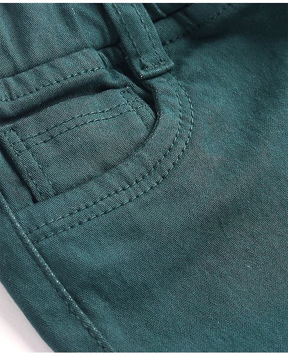 Pine Kids Denim Full Length Solid Jegggins - Teal Blue
