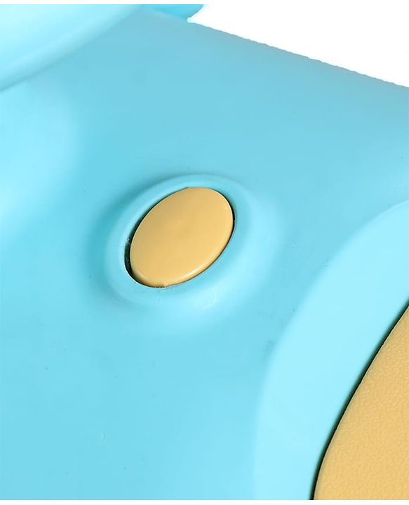 Babyhug Little Explorer Aquatic Theme Kids Retro Swing Car| LED Lights and Music |Baby Magic Car|Toy Car | Push Car | Ride On Car |ABEC 7 Bearing|Weight Capacity Upto 50 kg | Light Blue