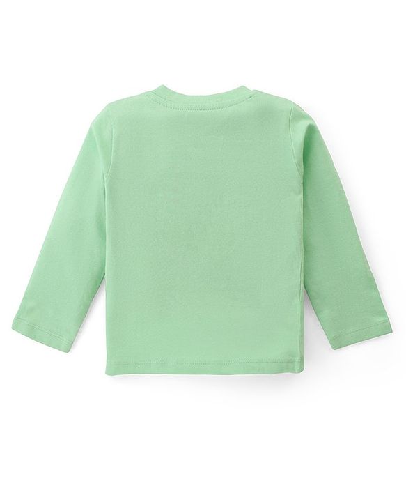 Babyhug Cotton Knit Full Sleeves T-Shirts With Bear & Text Graphics Pack of 3 - Multicolor